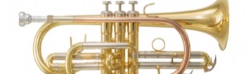 Close-up of an Elkhart Cornet