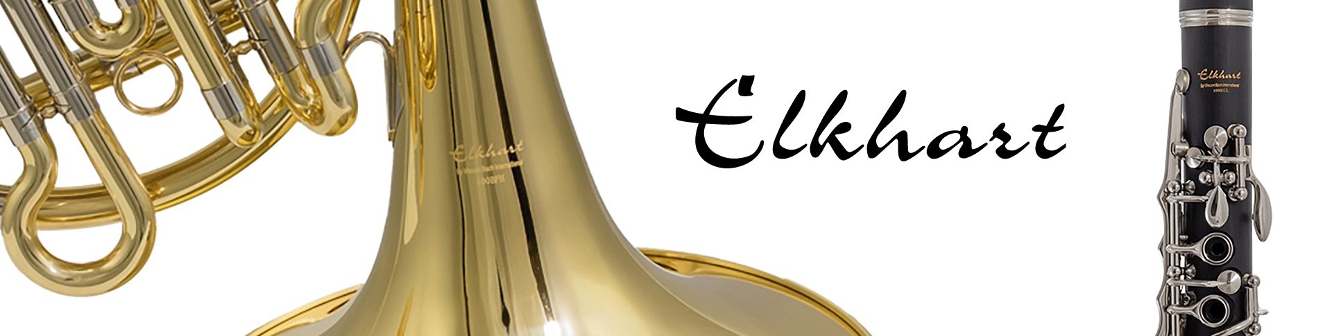 Elkhart Brand Instruments and Logo